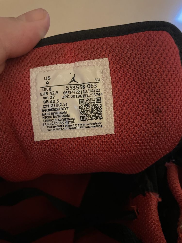 Buty Air Jordan 1 low rozmiar 42.5