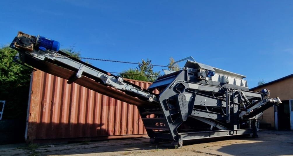Przesiewacz DG3 3frakcje DG MACHINES kompost kamień kolejowy kruszarka