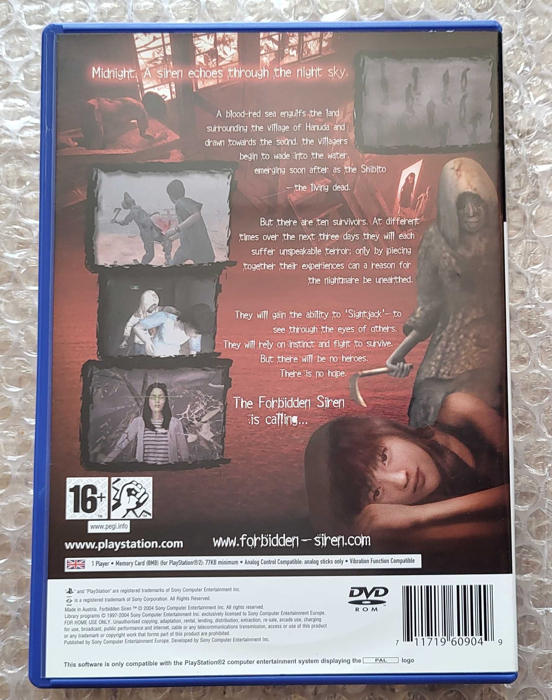 Forbidden Siren PS2 / Świetny Stan / 3xA / Unikat