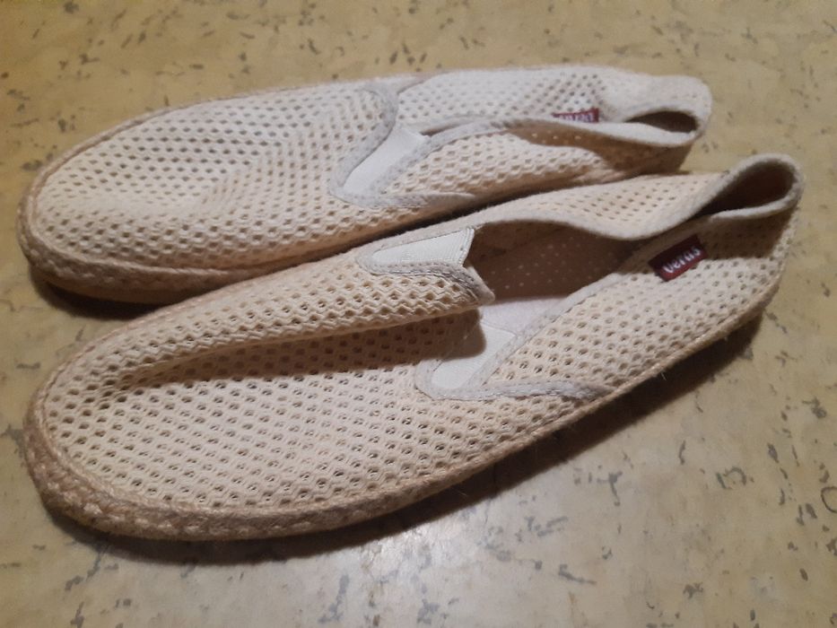 Эспадрильи бежевые