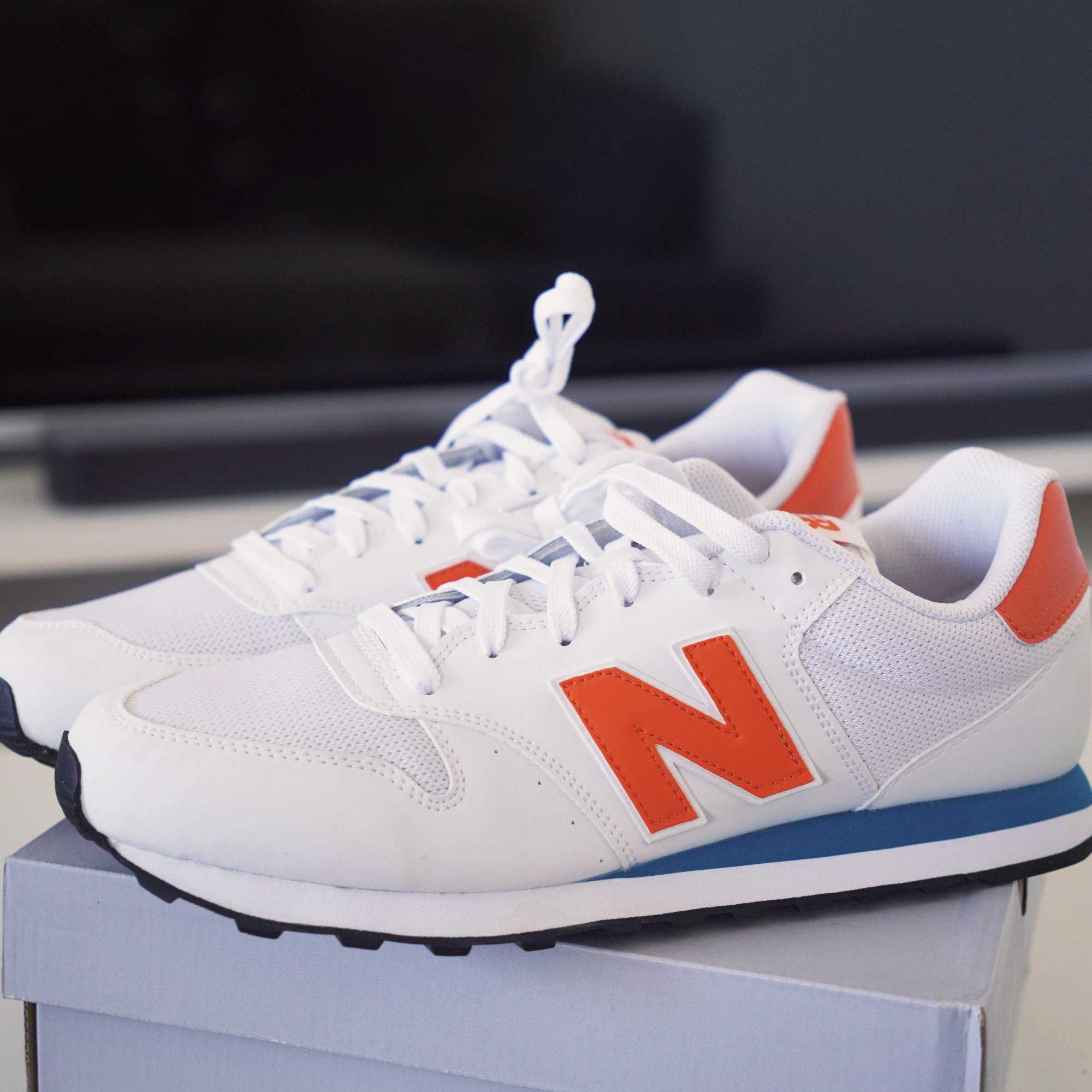 Buty New Balance 500 White - białe - r. 46.5 - oryginalne