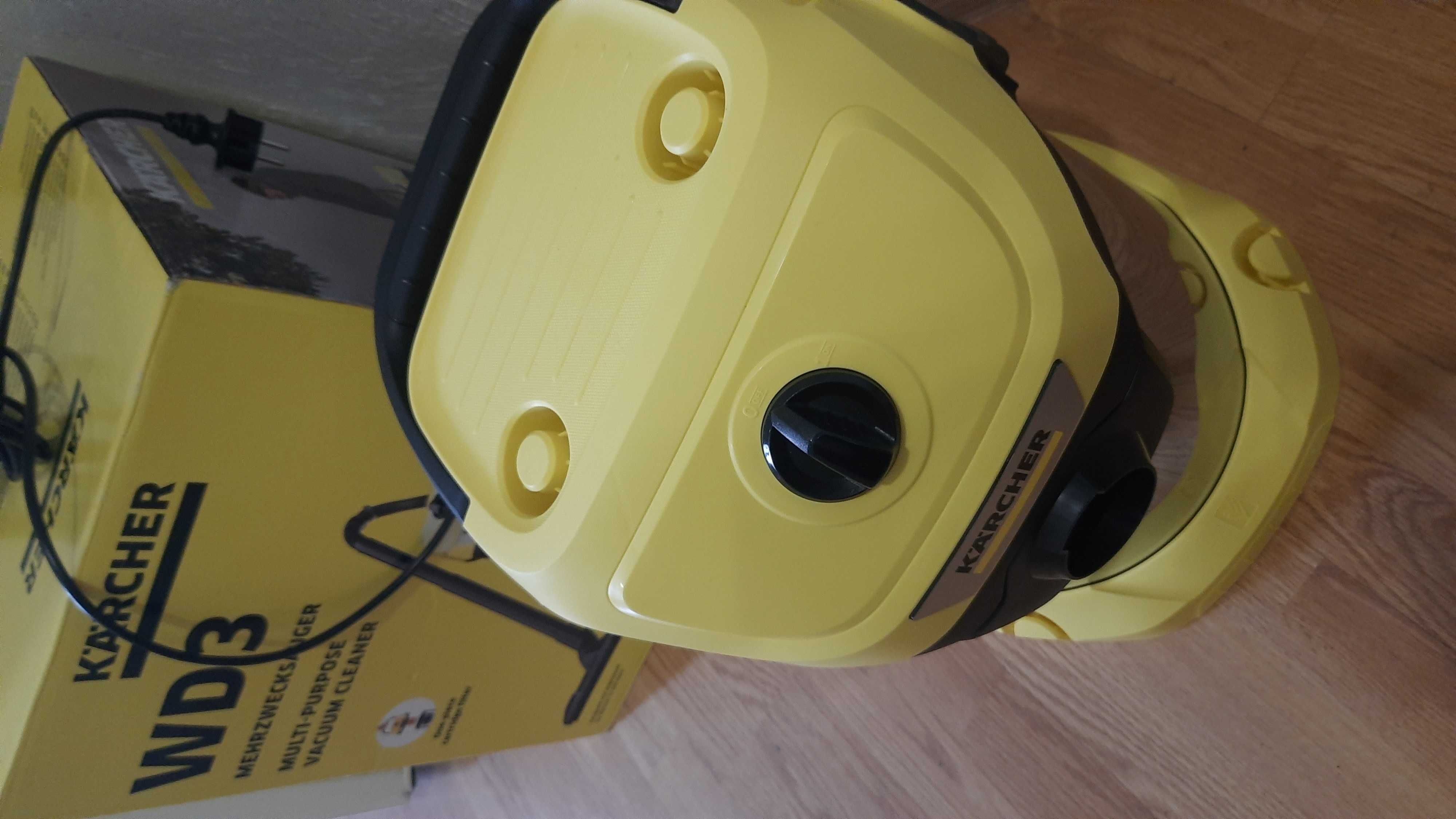 Karcher wd3 s пылесос 17л бак мощ 1000ват премиум пилосос
