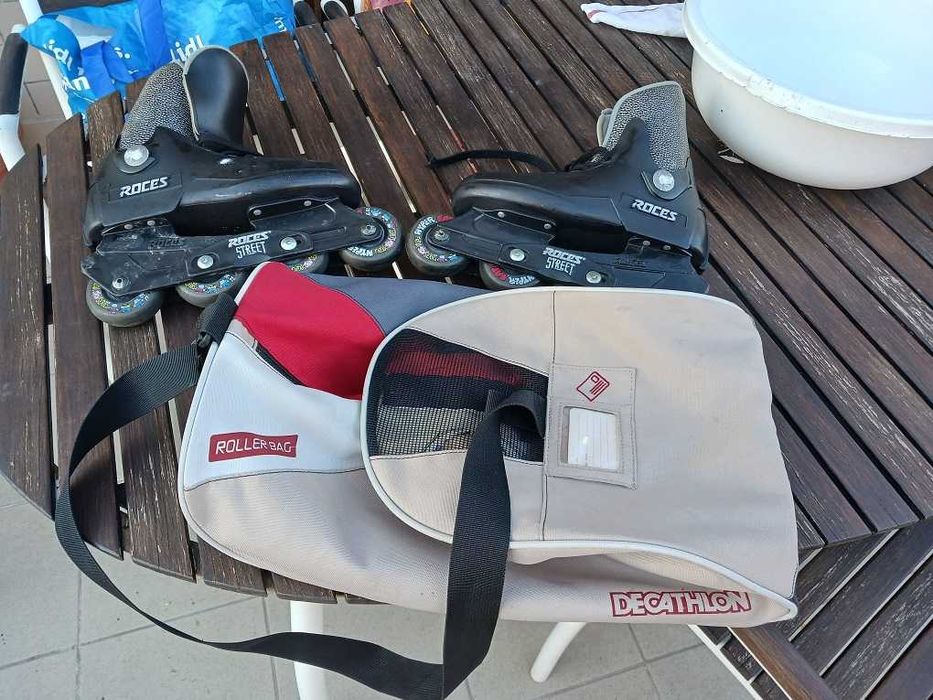Rodas de Patins em Linha + Saco - Ler descrição do anuncio