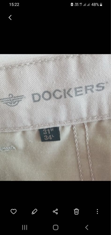 Брюки бренд Dockers мужские.Джинсы штаны