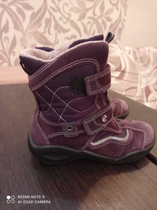 Ботинки зимние Ecco, сапожки для девочки.