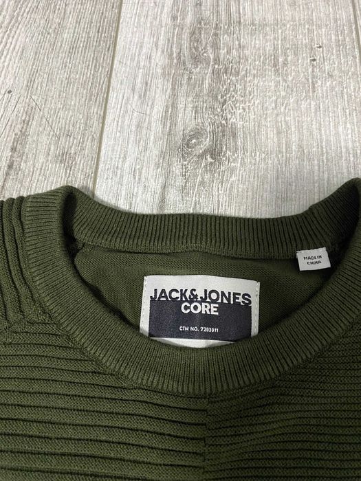 Чоловічий светр, кофта JACK & JONES, розмір L, колір хакі