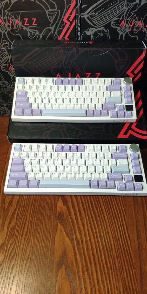 Нові! бездротова ajazz ak820pro клавіатура з rgb hot-swap.