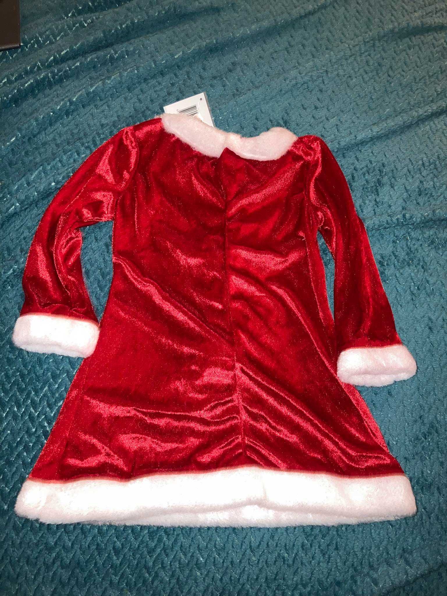 Pani Mikołajowa Święta Mikołaj strój przebranie 104 dziewczynka