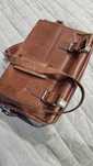 Torba skórzana listonoszka barelly bags vintage hand made