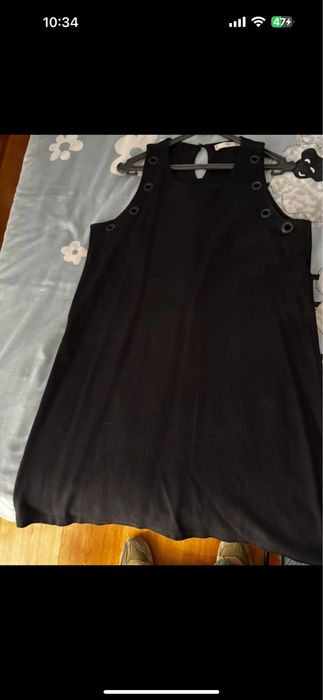 Vestido preto Mango