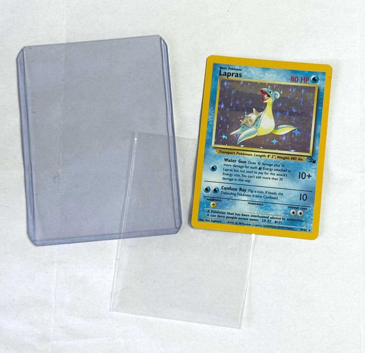 Lapras Holo 10/62 Rare Fossil Original Pokémon Card TCG - ENG