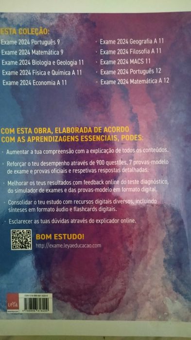 Livro de português 12°Ano - preparação exame nacional