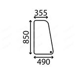 Szyba boczna lewa Merlo P 26.6 LP ,P 26.6 LPT ACX907