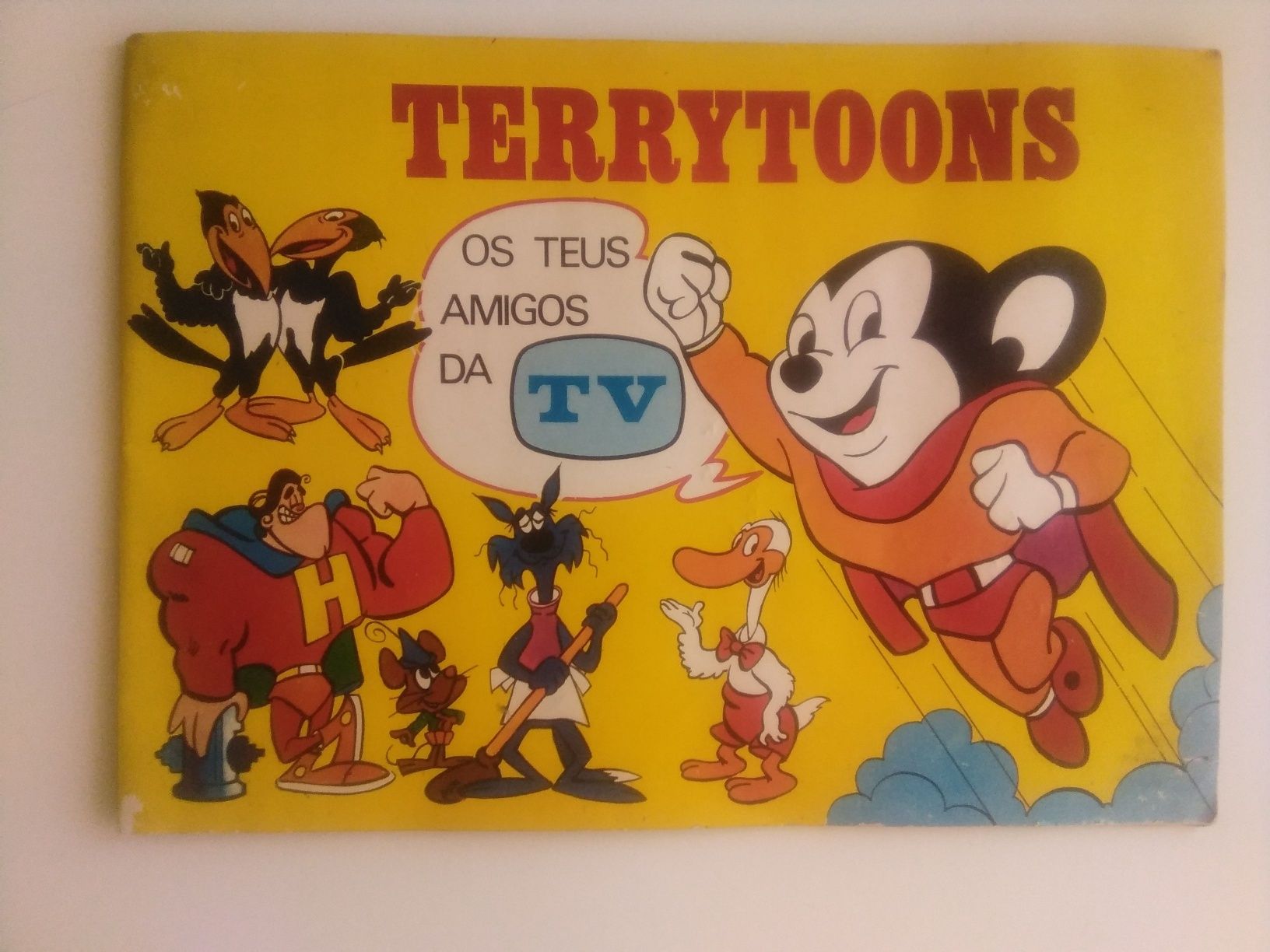 Caderneta Terrytoons os teus amigos da TV incompleta