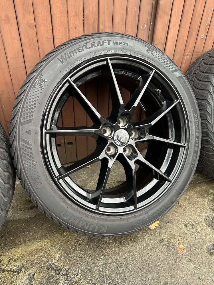 Koła felgi DIEWE ALLA 5x112 R19 opony zimowe Kumho 245/45R19 275/40R19
