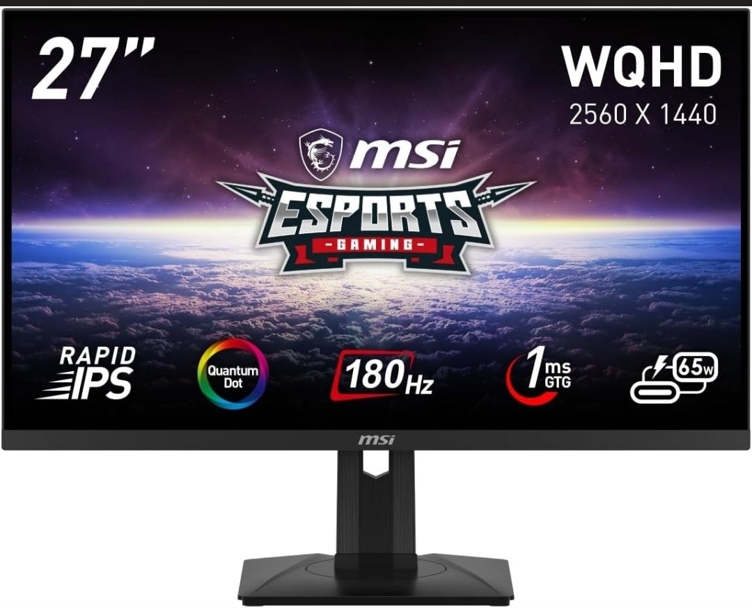 Монітор 27" MSI Rapid IPS QHD (2K) / 180Hz