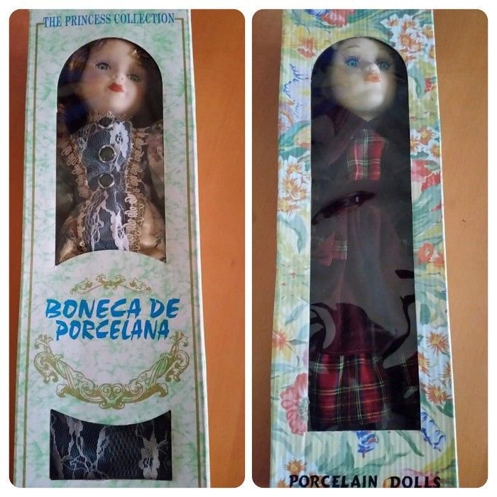 Bonecas porcelana