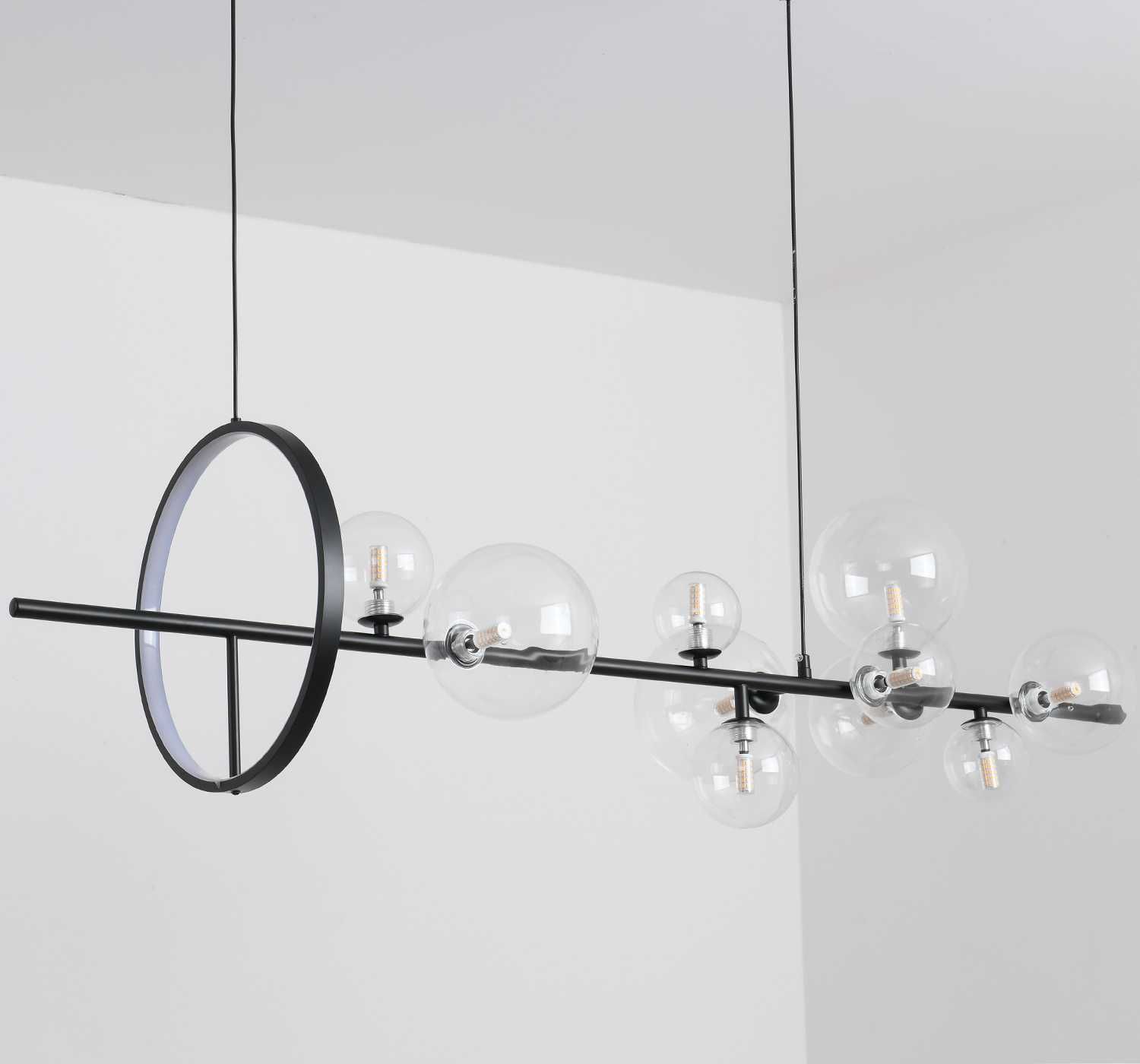 Nowa Podwieszana lampa Orion Long-120 MP0084-L1200 LED czarna+żarówki