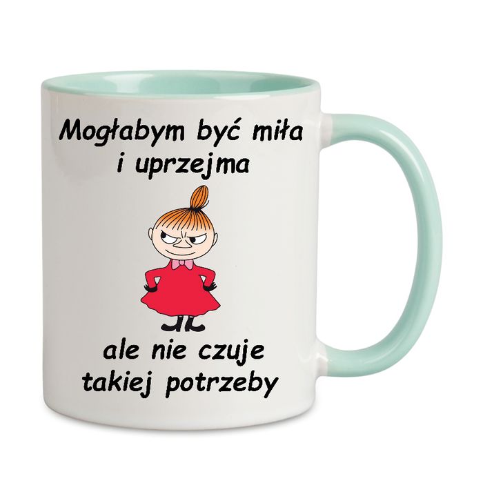 Kubek z nadrukiem Mała Mi, Muminki, Śmieszne, BCMZ-MI-008