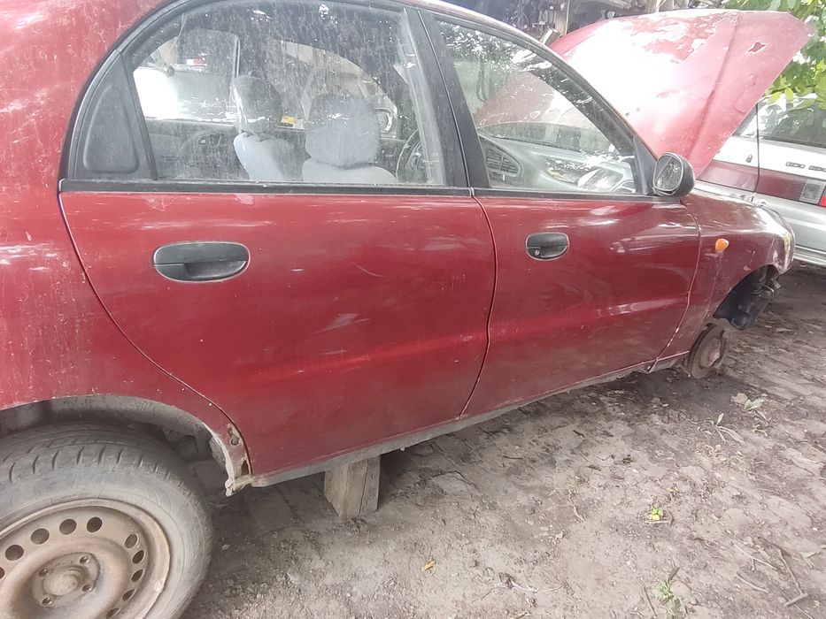 Дверь задняя передняя део Ланос сенс двери