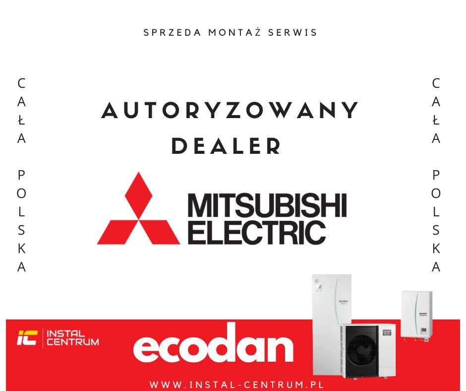 Pompa ciepła Mitsubishi Electric Zubadan 12 KW, DOSTĘPNE