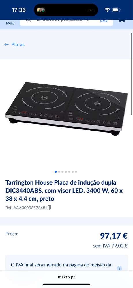 Fogao de inducao duaa bocas