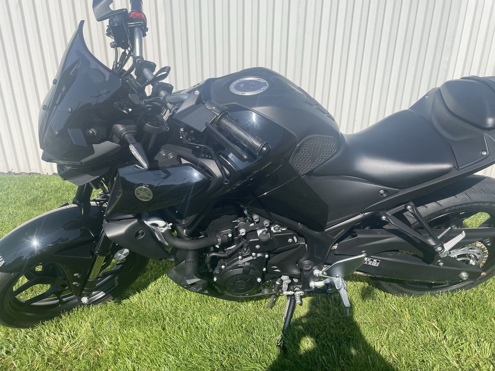 Yamaha MT 03 320/125, 2020r Akrapovic 250/125