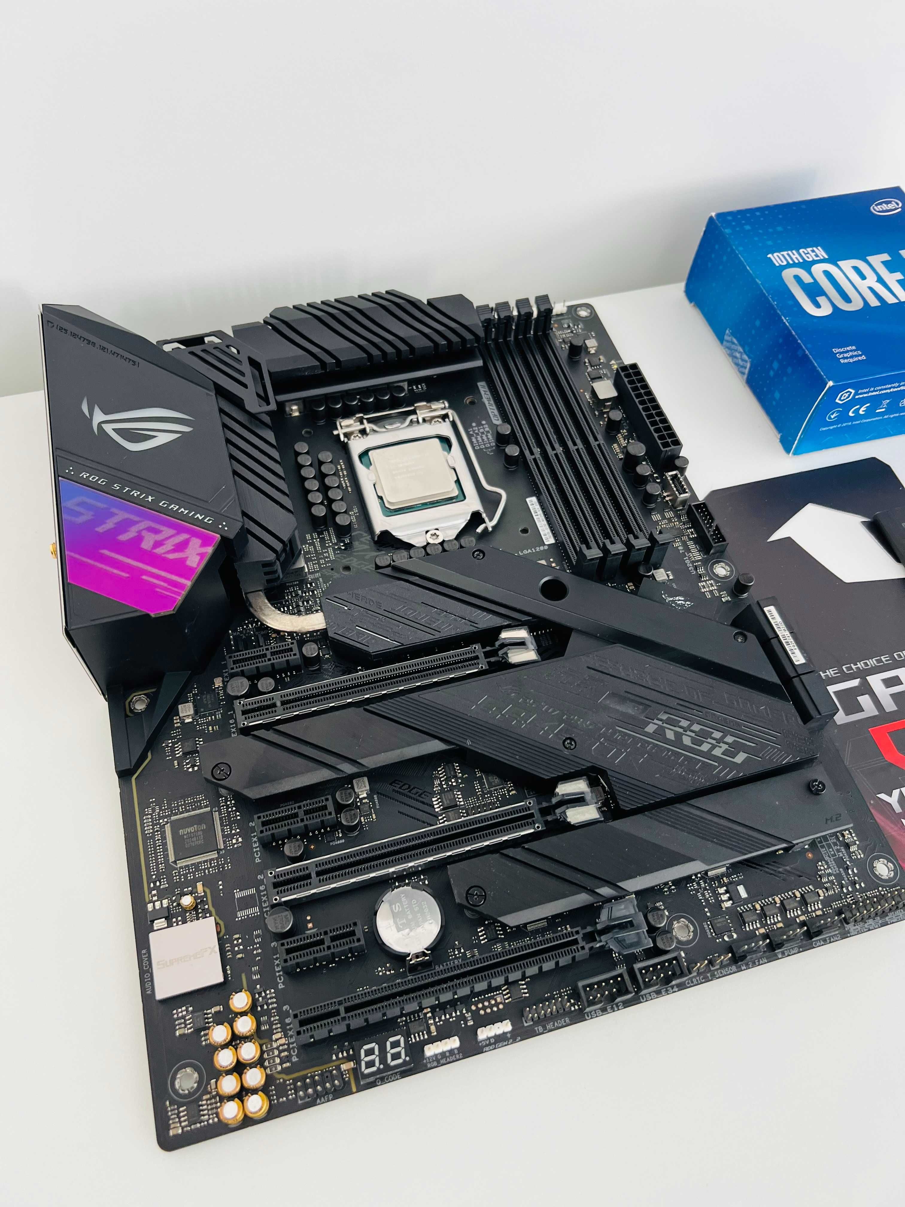 Bundle Intel i7-10700KF + ROG STRIX Z490-E GAMING + Liquid Freezer II