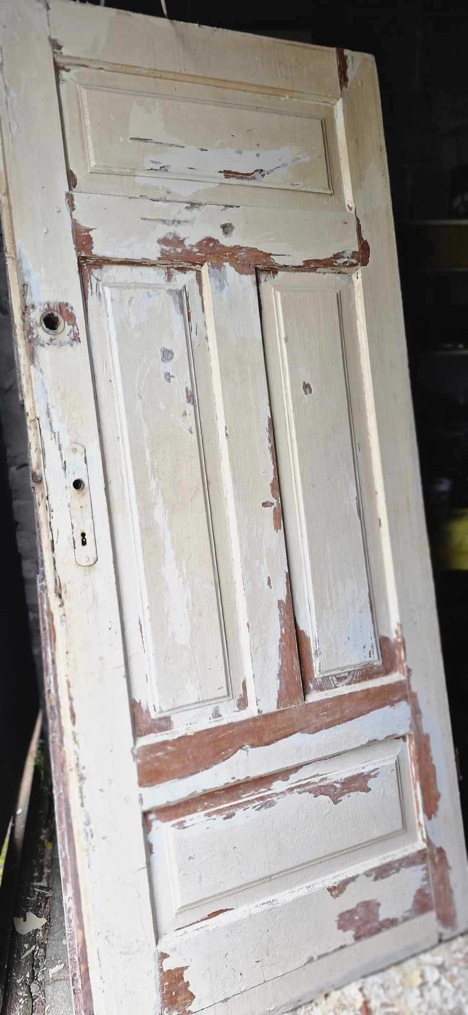 Stare, drewniane drzwi x 2