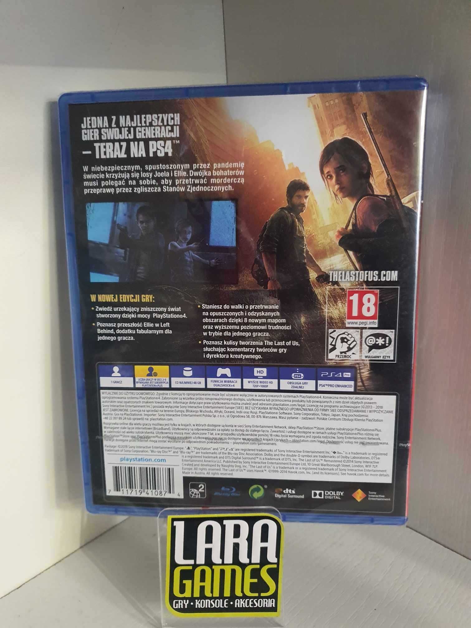 The Last of Us Remastered PS4 Skup/Sprzedaż/Wymiana Lara Games