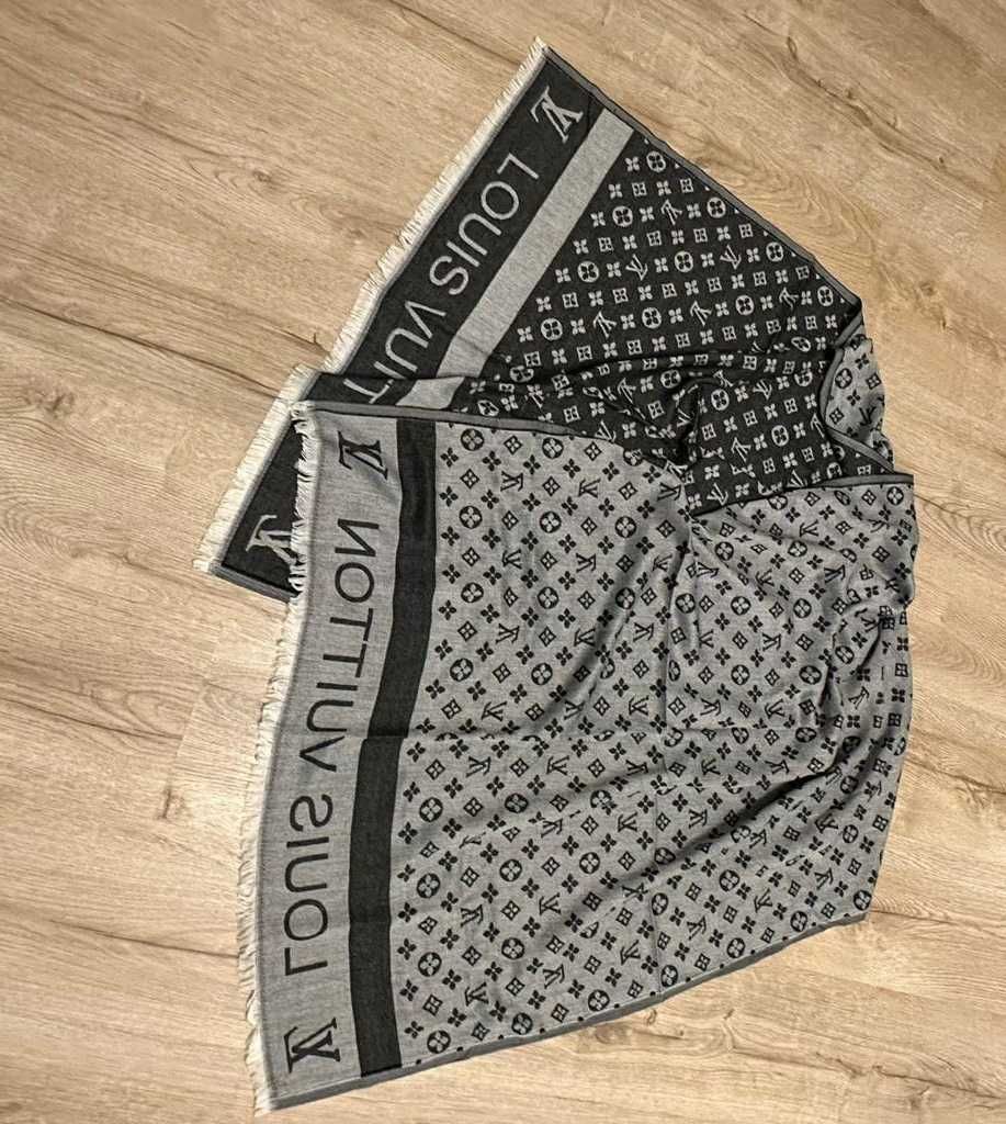 Szal grubszy Louis Vuitton LV nowość damskie meskie