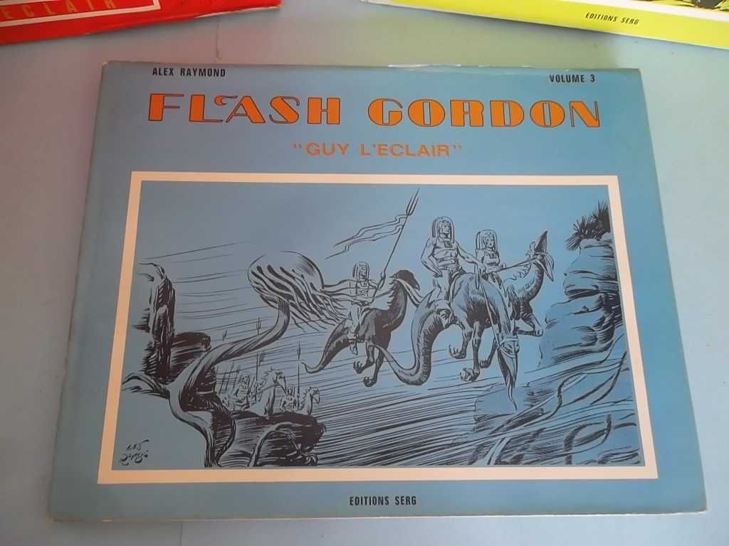 FLASH GORDON - Volumes 1 a 3 - Éditions Serg (1971)