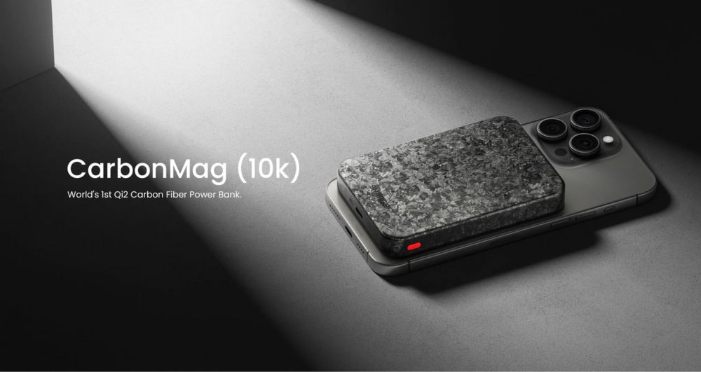 Sharge CarbonMag (10K) Qi2 MagSafe PD20W