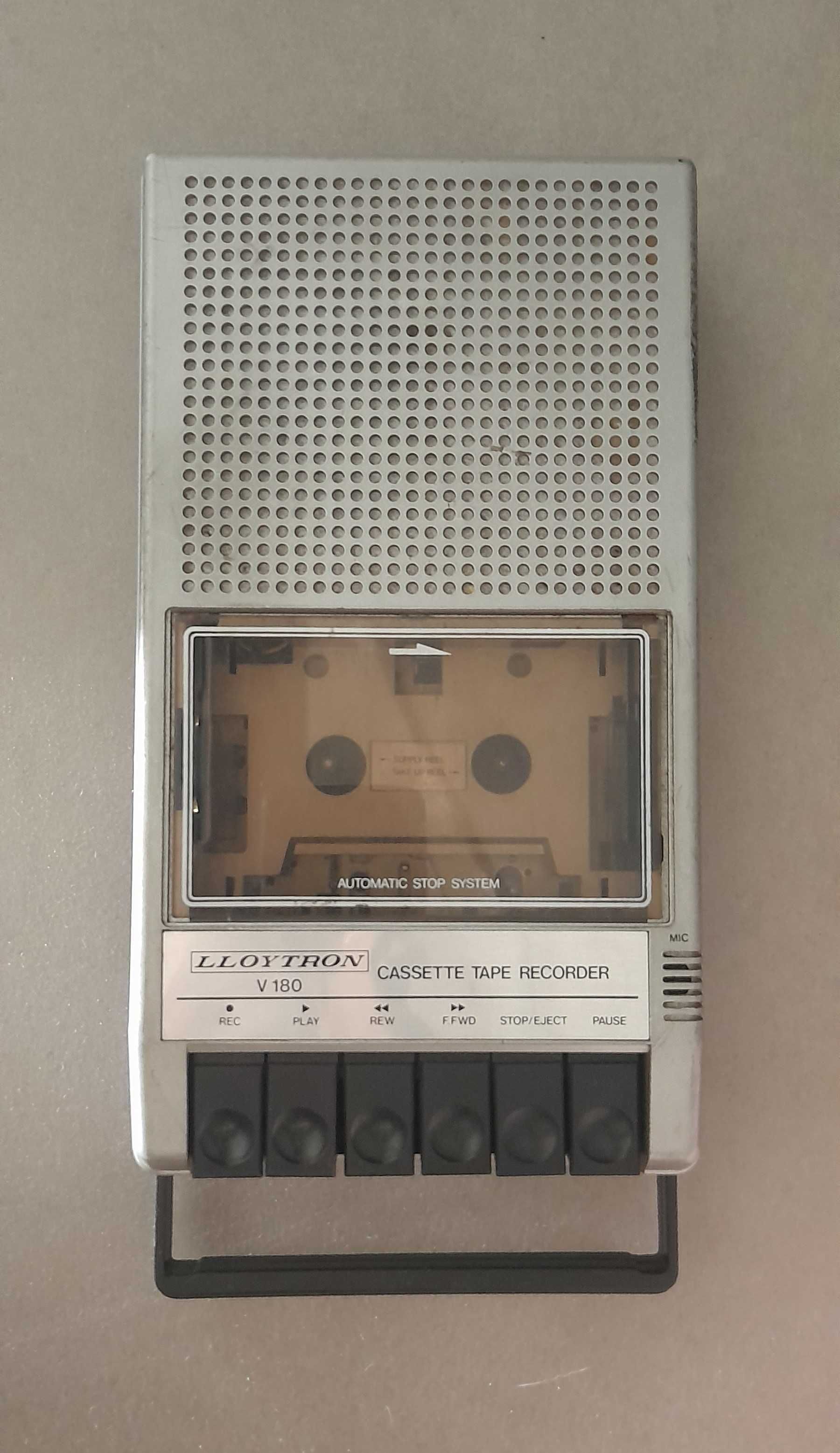 Leitor cassetes vintage (dos deitados)