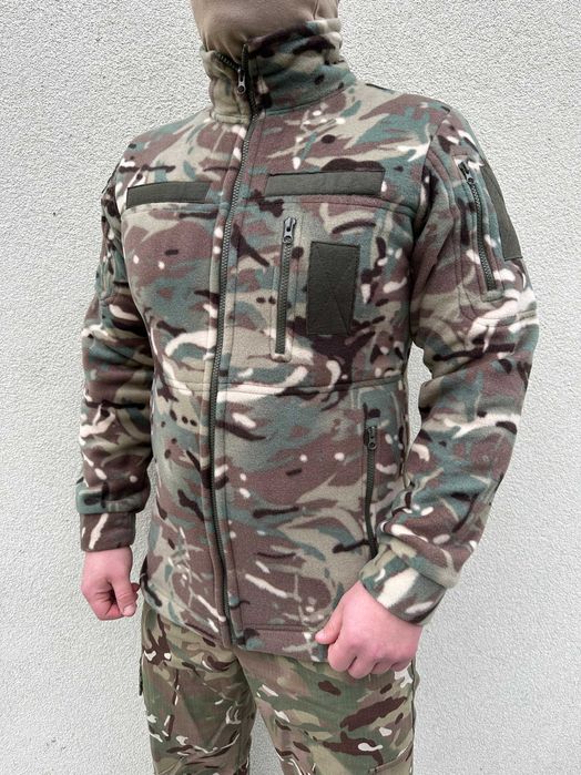 Фліска військова мультикам \ флиска мульт ЗСУ \ флисовая кофта военная