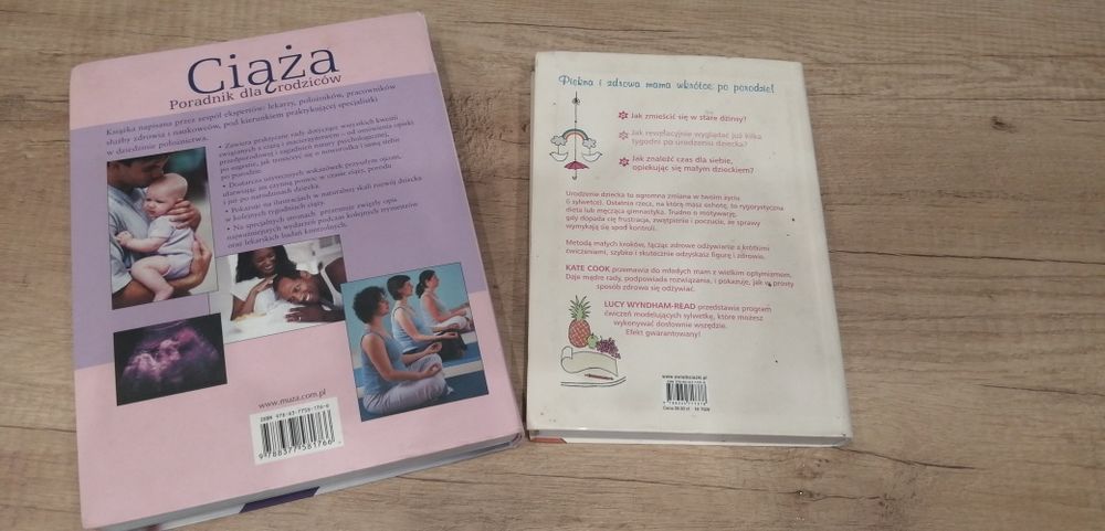 Zestaw książek poradnik CIĄŻA i poradnik po ciąży OKAZJA