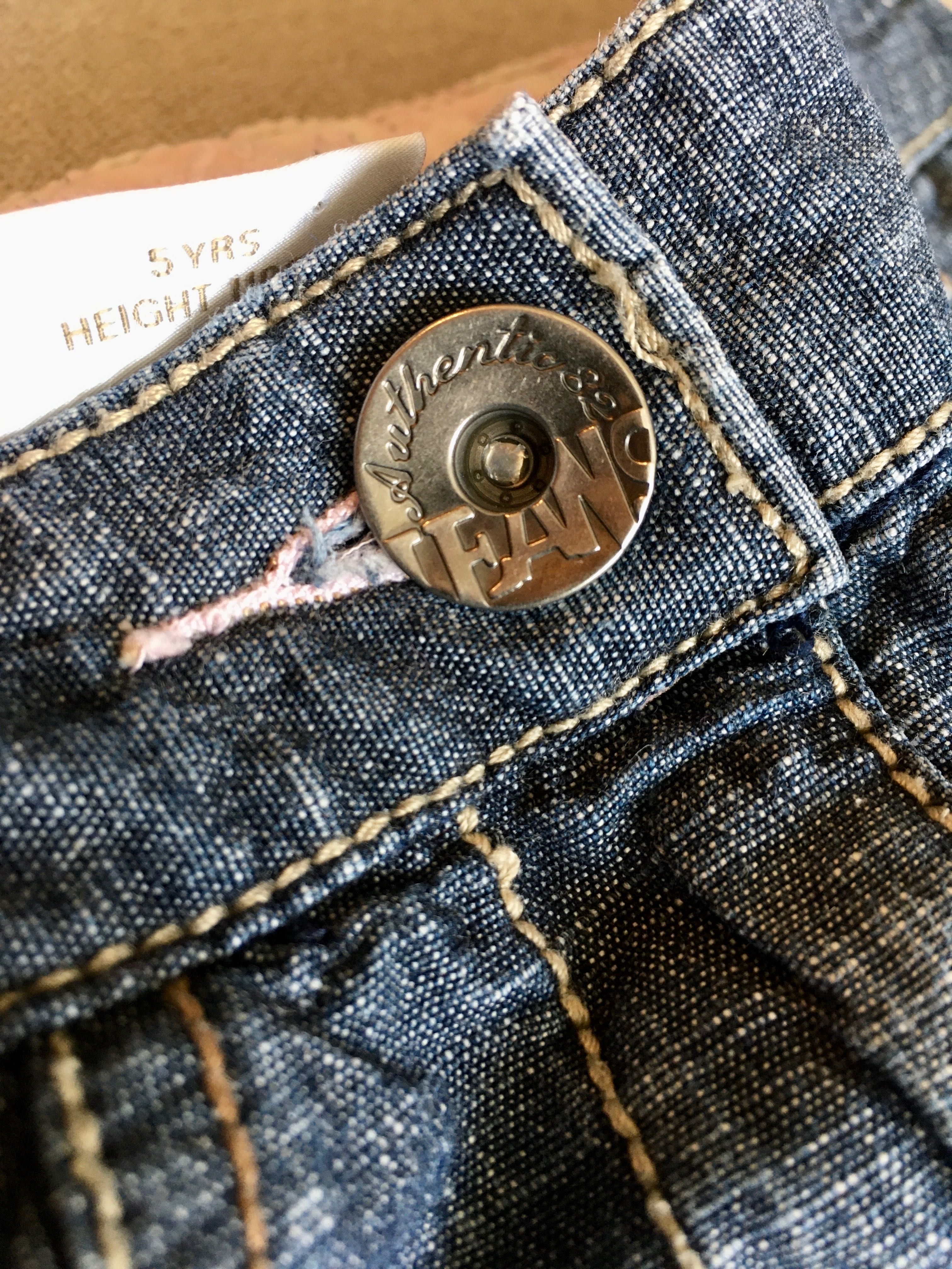 Spodenki jeans Next dla dziewczynki. Rozm. 110