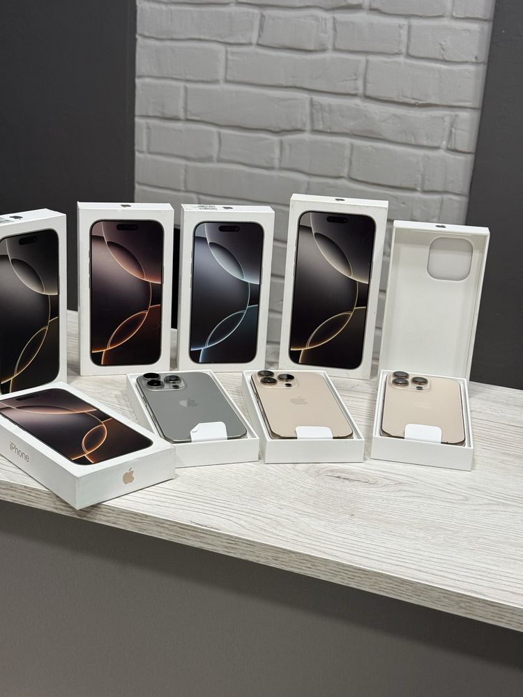 New open/box iphone 16 pro/pro max 128/256/512/1tb all color’s + гаран