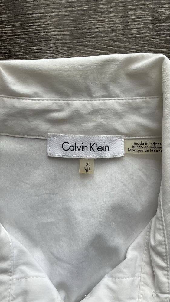 Белая рубашка calvin klein оригинал