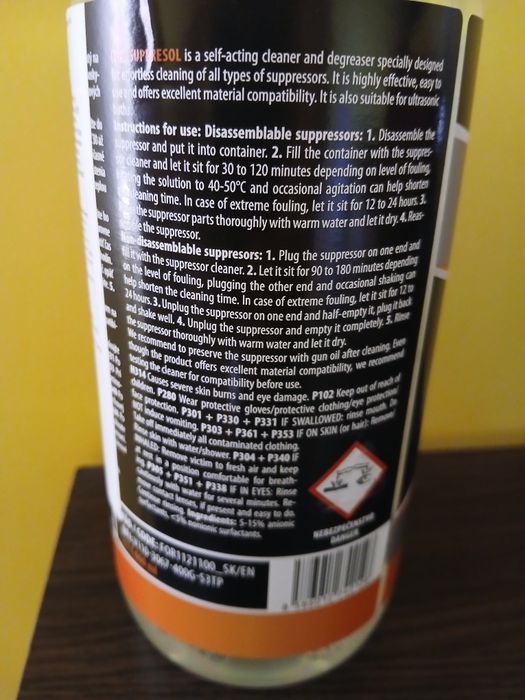 Засіб для очищення Глушника  FOR SUPPRESOL