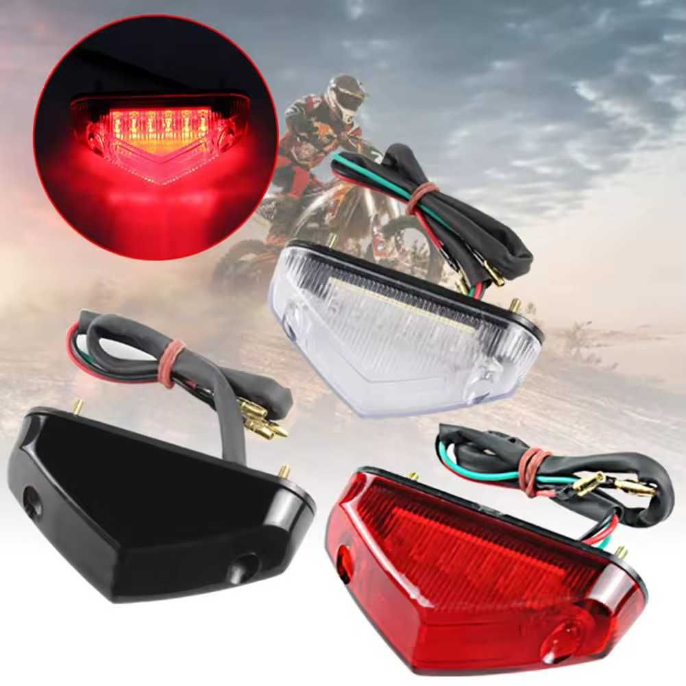 Farolim traseiro universal LED para moto