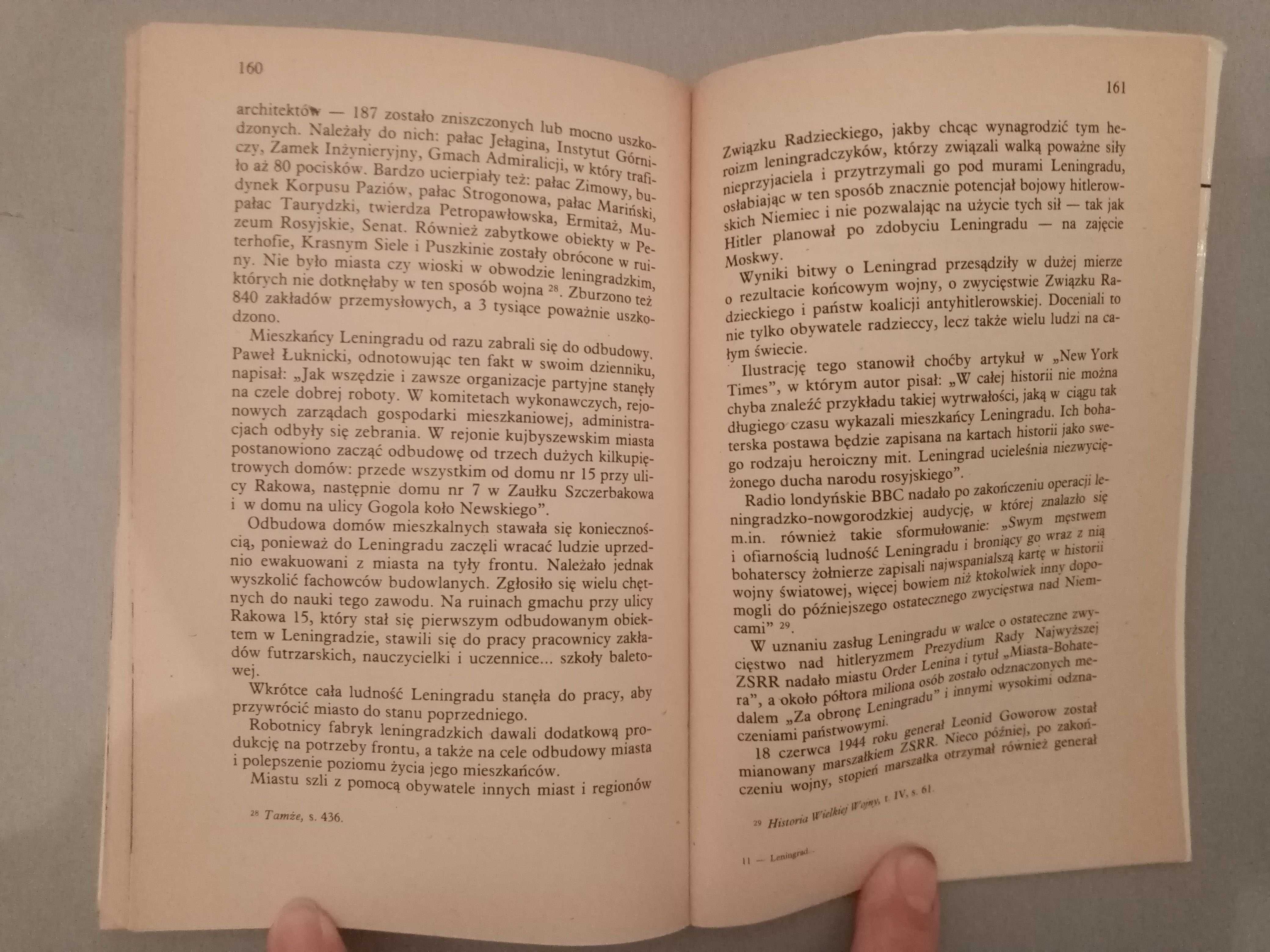 Leningrad 1941 - 1944 R. Dzieszyński, Historyczne bitwy