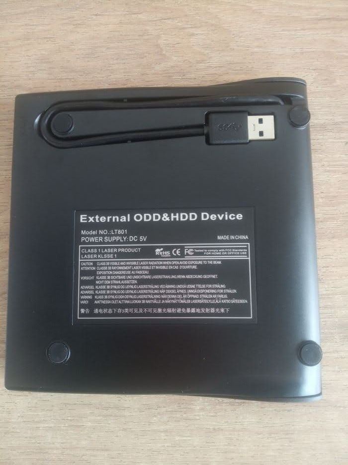 Внешний USB 3.0 DVD-RW CD-RW привод, портативный дисковод, ECD819-SU3