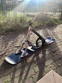 ORYGINALNY Snowscoot skuter śnieżny snowbike bikeboard