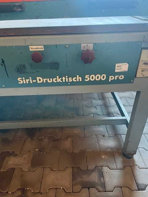 Stół do Sitodruku na szkle lub innych materiał. Bochonow Siri 5000 Pro