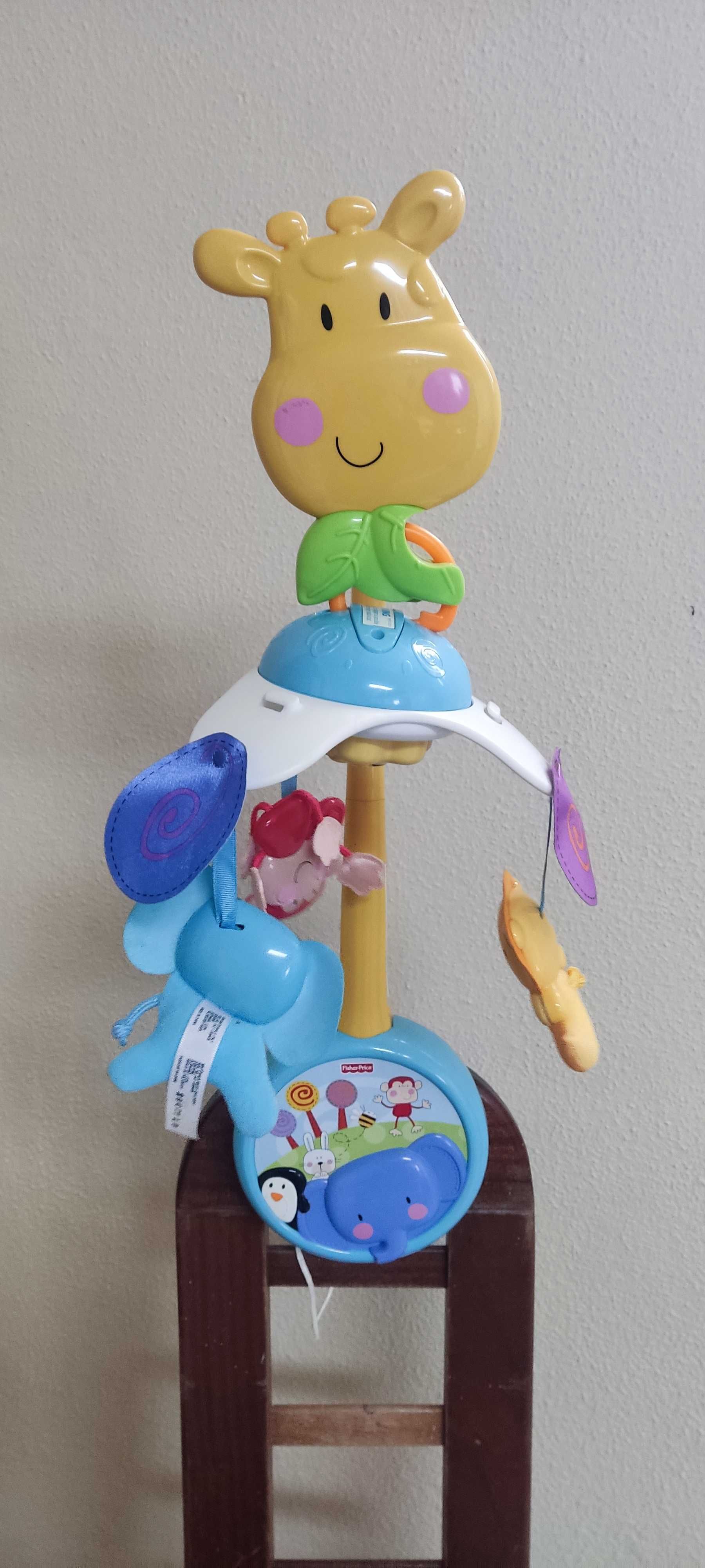 Caixa de música, brinquedo de cama