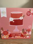 patera - Cake Stand - A Little Lovely Company - 23,5 cm - róż i biały