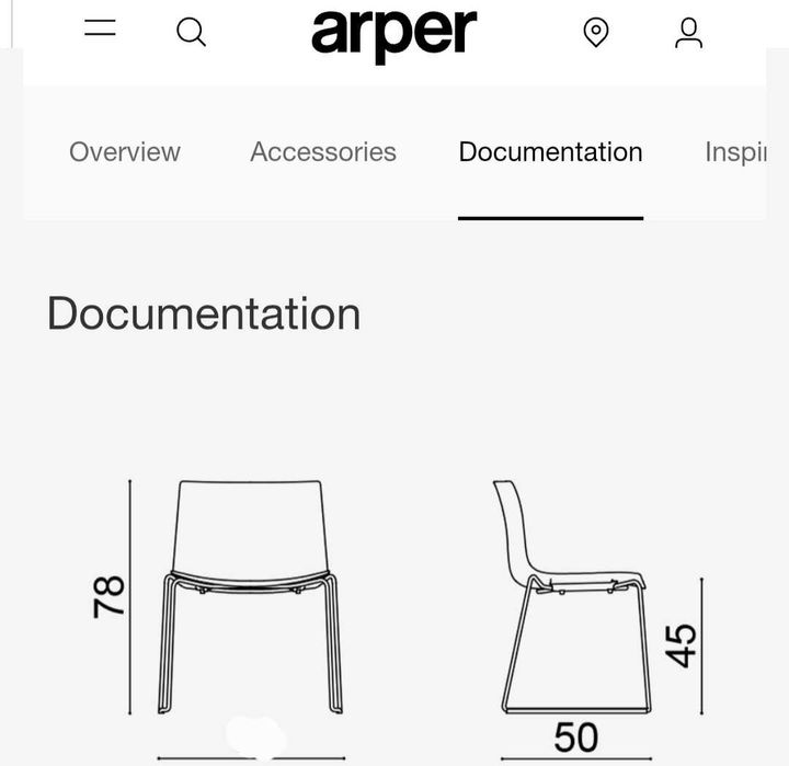 6 Cadeiras de sala Arper