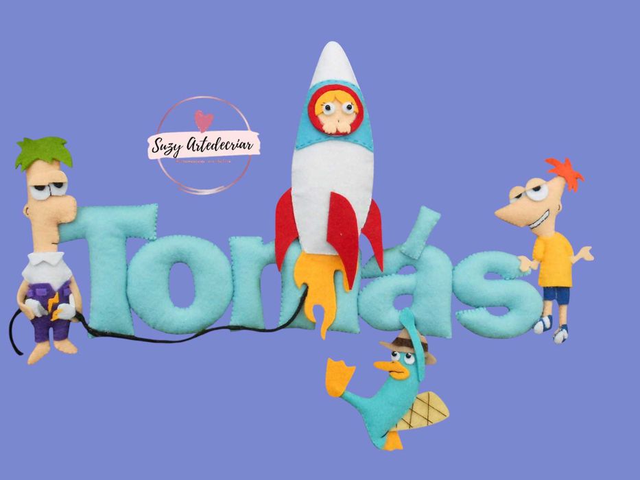 Decoração Quarto Criança Phineas e Ferb