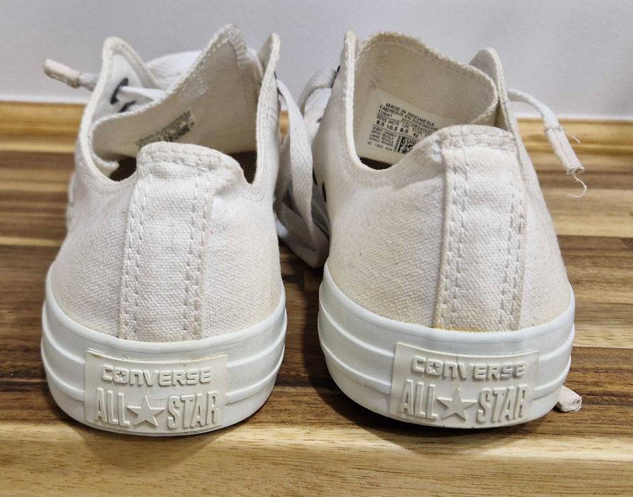 Białe męskie converse all star 42